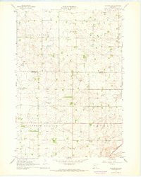 Ruthton NW Minnesota Historical topographic map, 1:24000 scale, 7.5 X 7.5 Minute, Year 1967