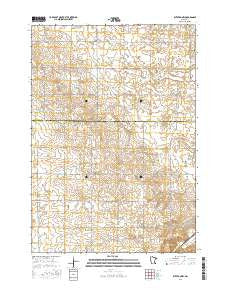 Ruthton NW Minnesota Current topographic map, 1:24000 scale, 7.5 X 7.5 Minute, Year 2016