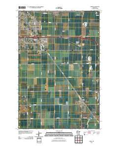 Sabin Minnesota Historical topographic map, 1:24000 scale, 7.5 X 7.5 Minute, Year 2010