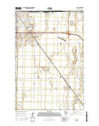 Sabin Minnesota Current topographic map, 1:24000 scale, 7.5 X 7.5 Minute, Year 2016