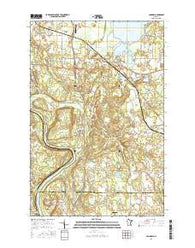 Saginaw Minnesota Current topographic map, 1:24000 scale, 7.5 X 7.5 Minute, Year 2016