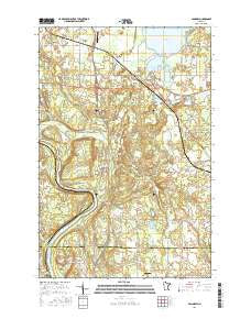 Saginaw Minnesota Current topographic map, 1:24000 scale, 7.5 X 7.5 Minute, Year 2016