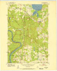 Saginaw Minnesota Historical topographic map, 1:24000 scale, 7.5 X 7.5 Minute, Year 1953
