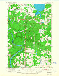 Saginaw Minnesota Historical topographic map, 1:24000 scale, 7.5 X 7.5 Minute, Year 1953