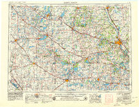 Saint Cloud Minnesota Historical topographic map, 1:250000 scale, 1 X 2 Degree, Year 1953