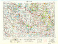 Saint Cloud Minnesota Historical topographic map, 1:250000 scale, 1 X 2 Degree, Year 1953
