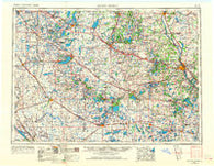 Saint Cloud Minnesota Historical topographic map, 1:250000 scale, 1 X 2 Degree, Year 1953