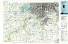 Saint Paul Minnesota Historical topographic map, 1:100000 scale, 30 X 60 Minute, Year 1985