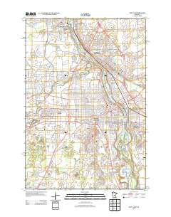 Saint Cloud Minnesota Historical topographic map, 1:24000 scale, 7.5 X 7.5 Minute, Year 2013