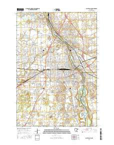 Saint Cloud Minnesota Current topographic map, 1:24000 scale, 7.5 X 7.5 Minute, Year 2016