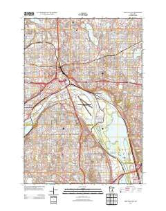 Saint Paul East Minnesota Historical topographic map, 1:24000 scale, 7.5 X 7.5 Minute, Year 2013