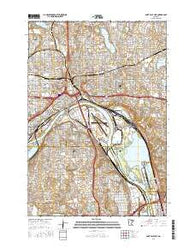 Saint Paul East Minnesota Current topographic map, 1:24000 scale, 7.5 X 7.5 Minute, Year 2016