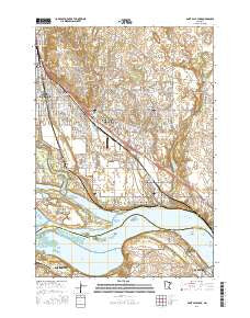 Saint Paul Park Minnesota Current topographic map, 1:24000 scale, 7.5 X 7.5 Minute, Year 2016