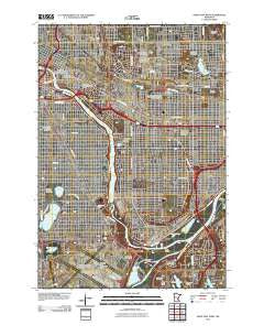 Saint Paul West Minnesota Historical topographic map, 1:24000 scale, 7.5 X 7.5 Minute, Year 2010