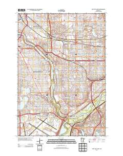 Saint Paul West Minnesota Historical topographic map, 1:24000 scale, 7.5 X 7.5 Minute, Year 2013