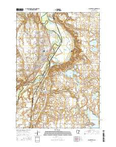 Saint Peter Minnesota Current topographic map, 1:24000 scale, 7.5 X 7.5 Minute, Year 2016