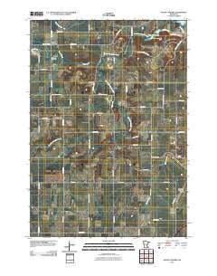 Salem Corners Minnesota Historical topographic map, 1:24000 scale, 7.5 X 7.5 Minute, Year 2010