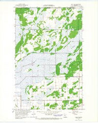 Salol NE Minnesota Historical topographic map, 1:24000 scale, 7.5 X 7.5 Minute, Year 1966
