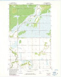 Salol NW Minnesota Historical topographic map, 1:24000 scale, 7.5 X 7.5 Minute, Year 1966