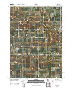 Sanborn Minnesota Historical topographic map, 1:24000 scale, 7.5 X 7.5 Minute, Year 2010