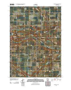Sanborn NE Minnesota Historical topographic map, 1:24000 scale, 7.5 X 7.5 Minute, Year 2010