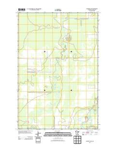 Sanders Lake Minnesota Historical topographic map, 1:24000 scale, 7.5 X 7.5 Minute, Year 2013