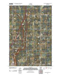 Sandstone North Minnesota Historical topographic map, 1:24000 scale, 7.5 X 7.5 Minute, Year 2010