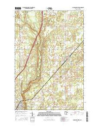 Sandstone North Minnesota Current topographic map, 1:24000 scale, 7.5 X 7.5 Minute, Year 2016