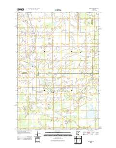 Santiago Minnesota Historical topographic map, 1:24000 scale, 7.5 X 7.5 Minute, Year 2013