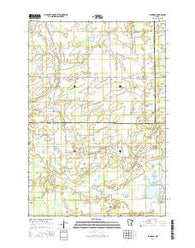 Santiago Minnesota Current topographic map, 1:24000 scale, 7.5 X 7.5 Minute, Year 2016