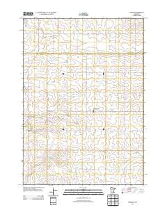Sargeant Minnesota Historical topographic map, 1:24000 scale, 7.5 X 7.5 Minute, Year 2013