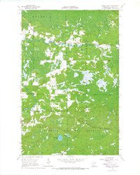 Sassas Creek Minnesota Historical topographic map, 1:24000 scale, 7.5 X 7.5 Minute, Year 1964