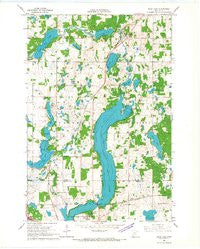 Sauk Lake Minnesota Historical topographic map, 1:24000 scale, 7.5 X 7.5 Minute, Year 1966