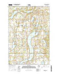 Sauk Lake Minnesota Current topographic map, 1:24000 scale, 7.5 X 7.5 Minute, Year 2016