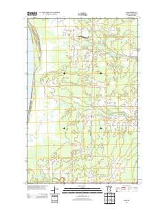 Saum Minnesota Historical topographic map, 1:24000 scale, 7.5 X 7.5 Minute, Year 2013