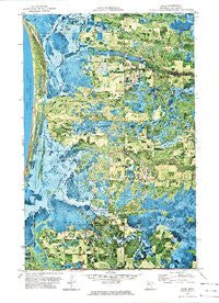 Saum Minnesota Historical topographic map, 1:24000 scale, 7.5 X 7.5 Minute, Year 1972