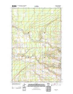 Saum NE Minnesota Historical topographic map, 1:24000 scale, 7.5 X 7.5 Minute, Year 2013