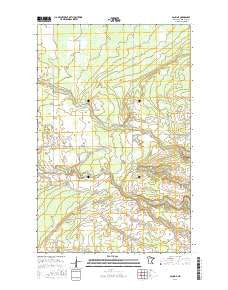 Saum NE Minnesota Current topographic map, 1:24000 scale, 7.5 X 7.5 Minute, Year 2016