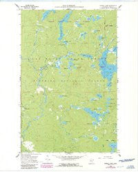 Sawbill Camp Minnesota Historical topographic map, 1:24000 scale, 7.5 X 7.5 Minute, Year 1960