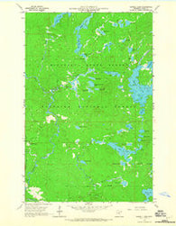 Sawbill Camp Minnesota Historical topographic map, 1:24000 scale, 7.5 X 7.5 Minute, Year 1960