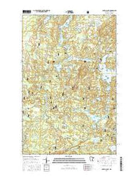 Sawbill Camp Minnesota Current topographic map, 1:24000 scale, 7.5 X 7.5 Minute, Year 2016
