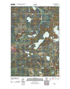 Sawyer Minnesota Historical topographic map, 1:24000 scale, 7.5 X 7.5 Minute, Year 2010