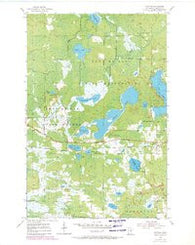 Sawyer Minnesota Historical topographic map, 1:24000 scale, 7.5 X 7.5 Minute, Year 1954