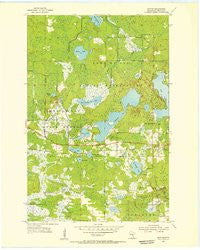 Sawyer Minnesota Historical topographic map, 1:24000 scale, 7.5 X 7.5 Minute, Year 1954