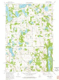 Scandia Minnesota Historical topographic map, 1:24000 scale, 7.5 X 7.5 Minute, Year 1974