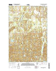 Schoolcraft Lake Minnesota Current topographic map, 1:24000 scale, 7.5 X 7.5 Minute, Year 2016