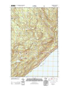 Schroeder Minnesota Historical topographic map, 1:24000 scale, 7.5 X 7.5 Minute, Year 2013