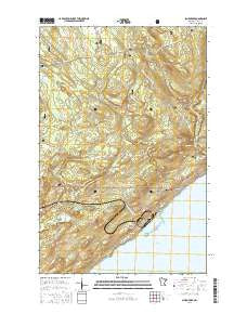 Schroeder Minnesota Current topographic map, 1:24000 scale, 7.5 X 7.5 Minute, Year 2016