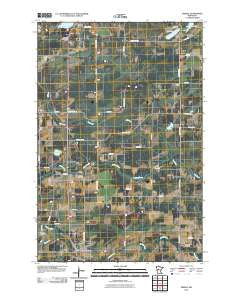 Sebeka Minnesota Historical topographic map, 1:24000 scale, 7.5 X 7.5 Minute, Year 2010