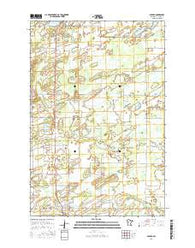 Sebeka Minnesota Current topographic map, 1:24000 scale, 7.5 X 7.5 Minute, Year 2016